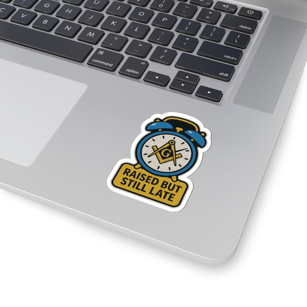 Master Mason Blue Lodge Sticker Decal - Boaz & Jachin Kiss-Cut Colorful - Bricks Masons