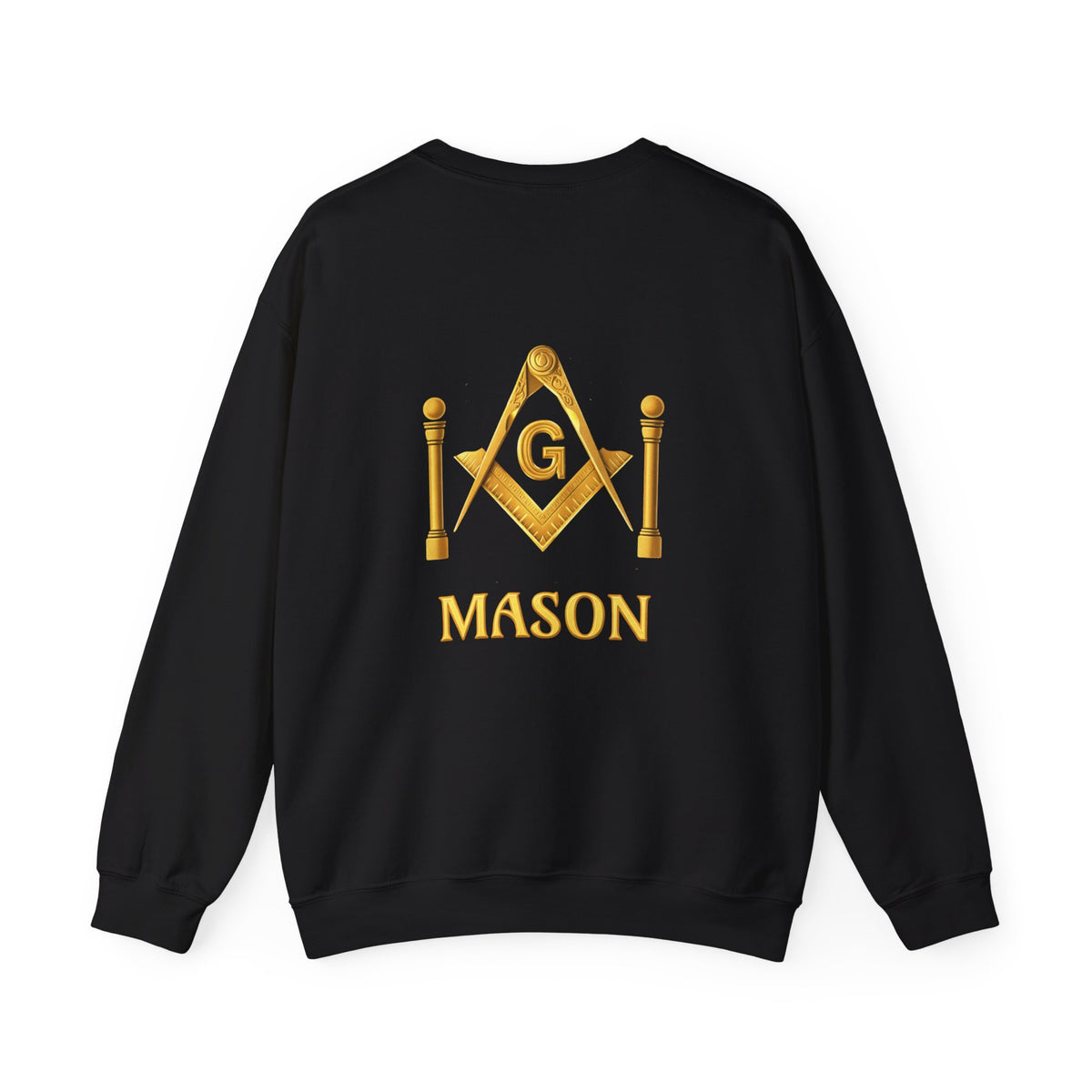 Sudadera de la Logia Azul de Maestro Masón - Mason S&C G con Pilares Gemelos