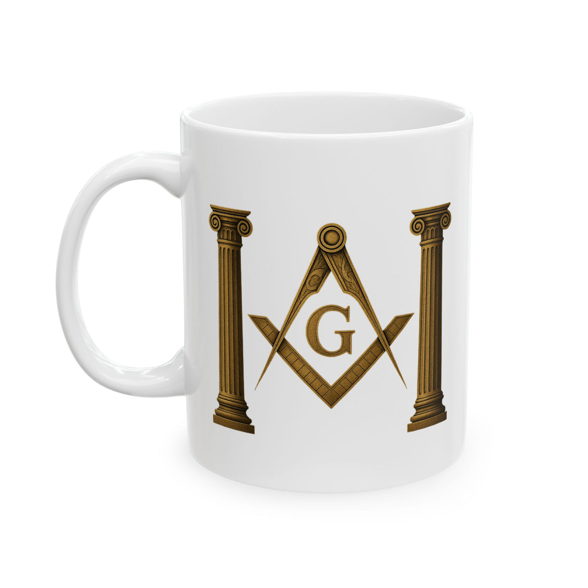 Master Mason Blue Lodge Mug - (11oz, 15oz) - Bricks Masons