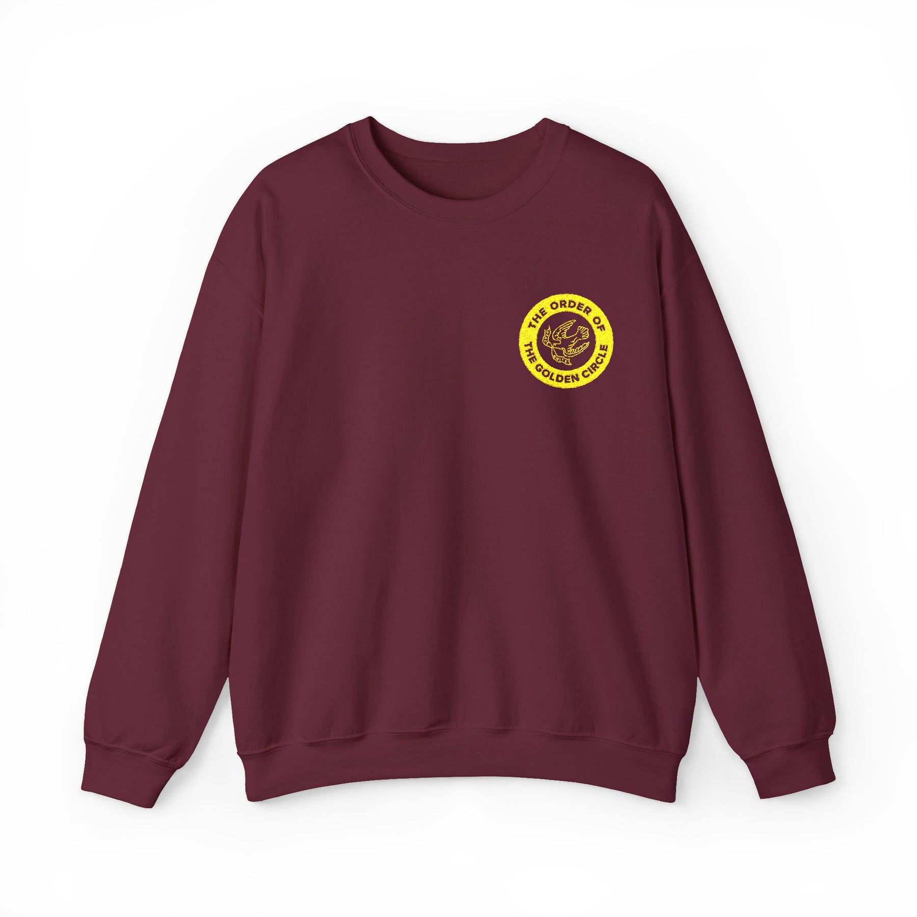 Order of the Golden Circle Sweatshirt - Crewneck Embroidered Front Design - Bricks Masons