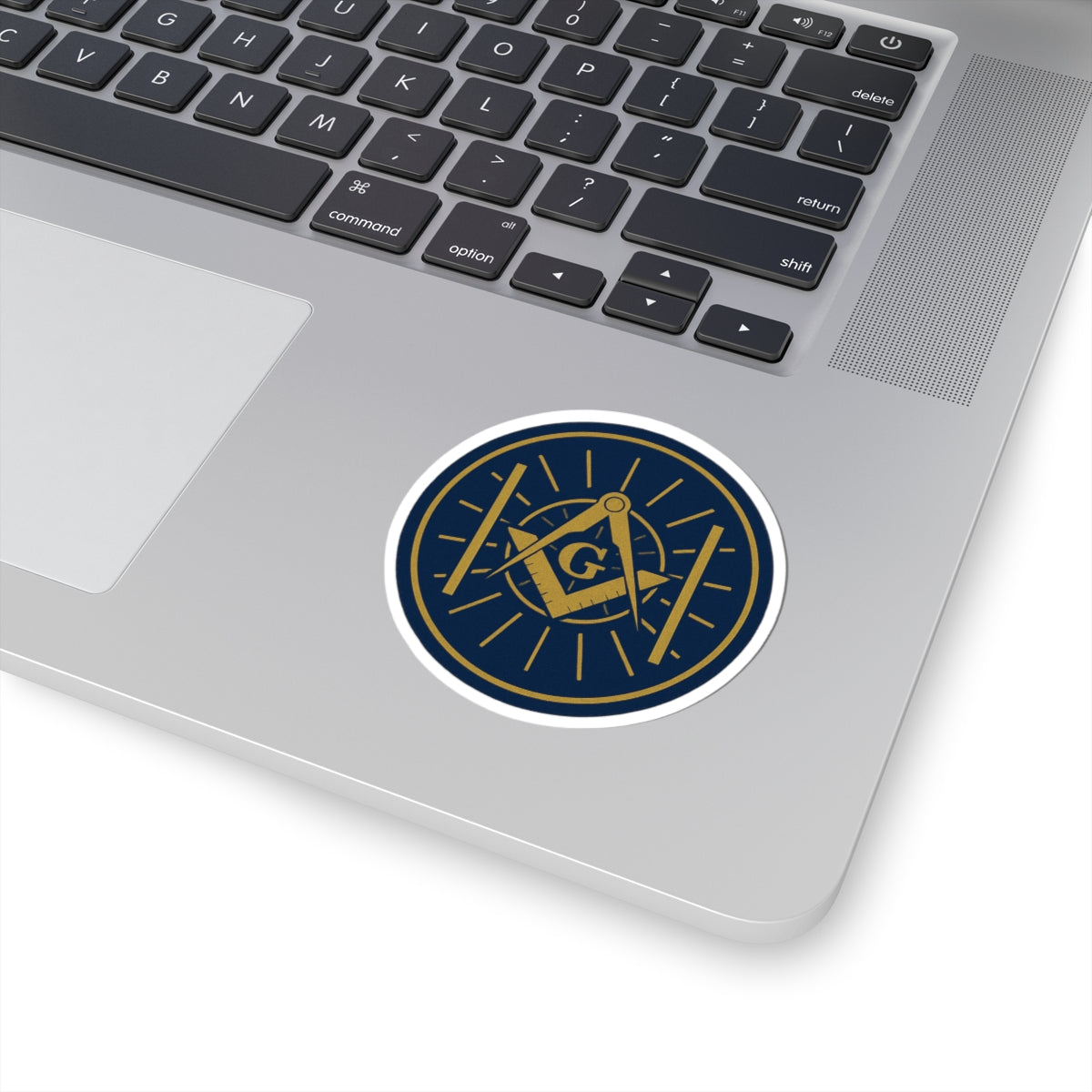 Master Mason Blue Lodge Sticker Decal - Kiss-Cut Colorful - Bricks Masons