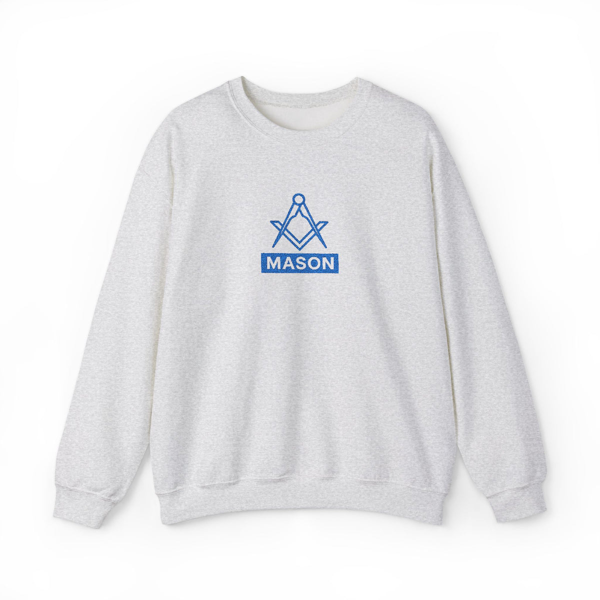 Master Mason Blue Lodge Sweatshirt - Classic Mason Square & Compass Design - Bricks Masons