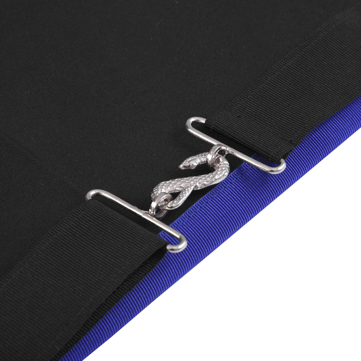 Junior Deacon Blue Lodge Officer Apron - Royal Blue Borders - Bricks Masons