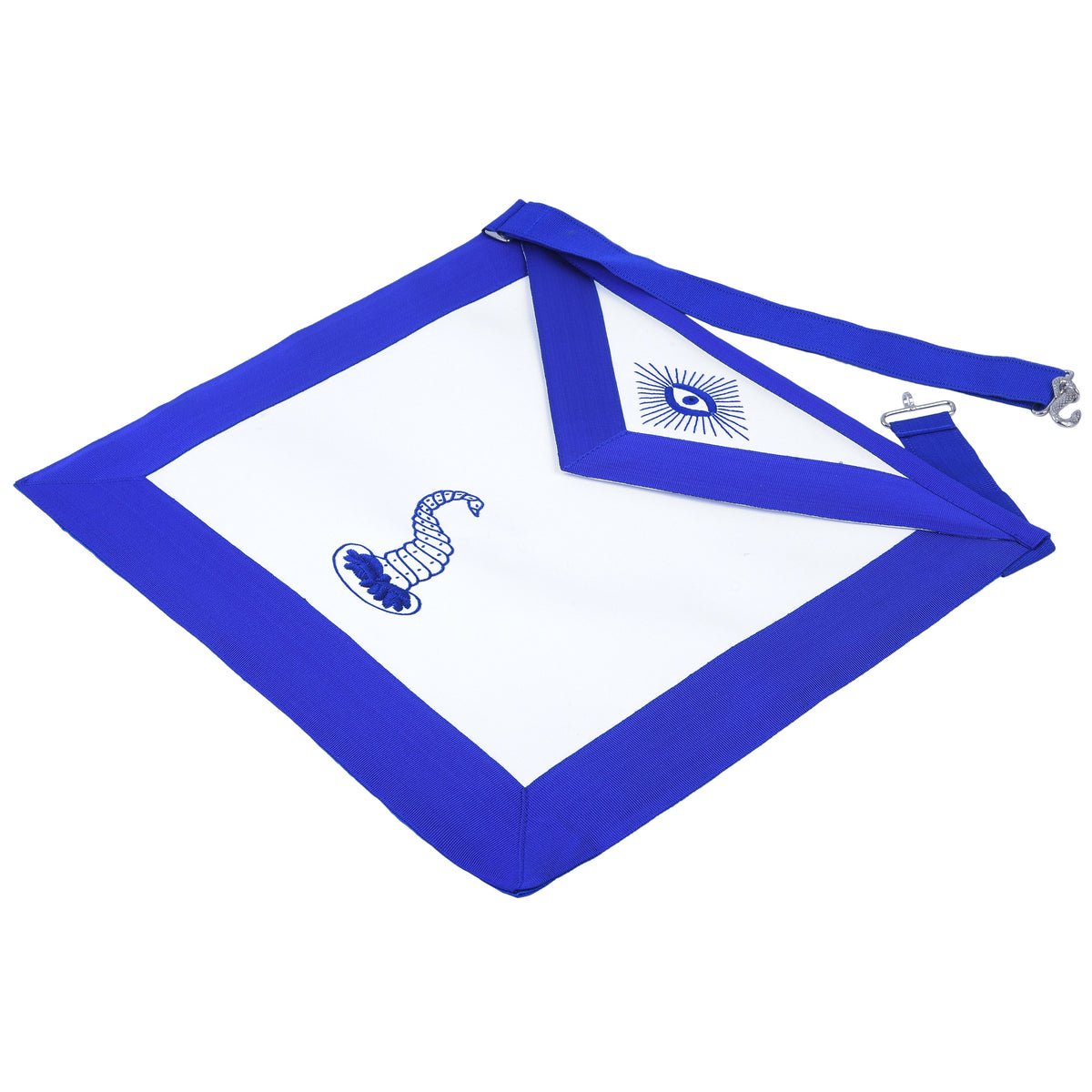 Junior Steward Blue Lodge Officer Apron - Machine Embroidery - Bricks Masons