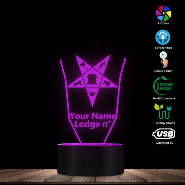 OES LED Sign - Various Colors - Bricks Masons