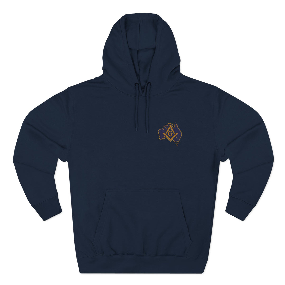 Master Mason Blue Lodge Australia Jurisdiction Hoodie - Signature Front Detail - Bricks Masons