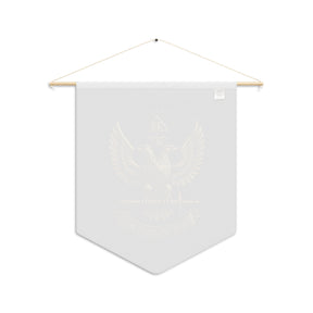33rd Degree Scottish Rite Pennant - Deus Meumque Jus with Double Headed Eagle - Bricks Masons