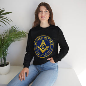 Master Mason Blue Lodge Sweatshirt - Square & Compasses with G Master of The Craft