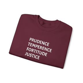 Sweatshirt - The Four Cardinal Virtues - Bricks Masons