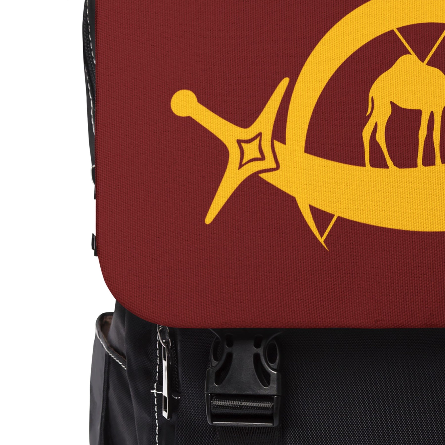 DOKO Backpack - Maroon & Yellow - Bricks Masons