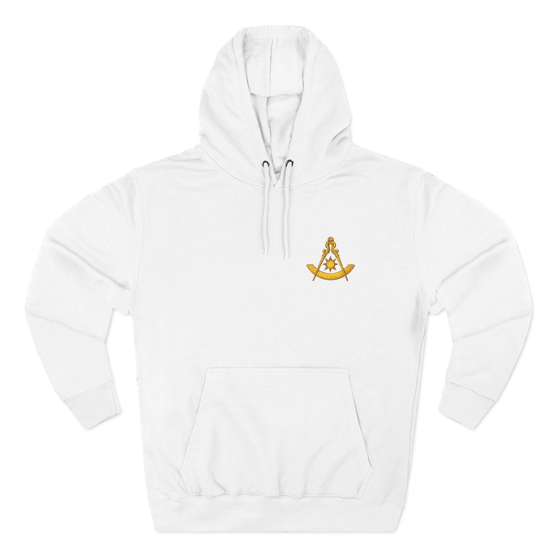 Past Master Blue Lodge Hoodie - Left Chest Embroidery - Bricks Masons