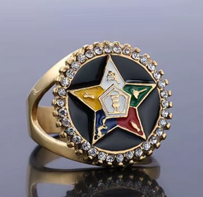 OES Ring - Gold Stainless Steel - Bricks Masons