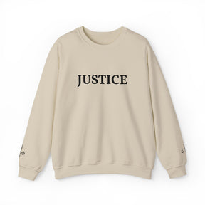 Entered Apprentice Blue Lodge Sweatshirt - Justice Front & Sleeves Embroidery - Bricks Masons