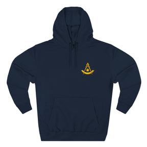 Past Master Blue Lodge Hoodie - Left Chest Embroidery - Bricks Masons
