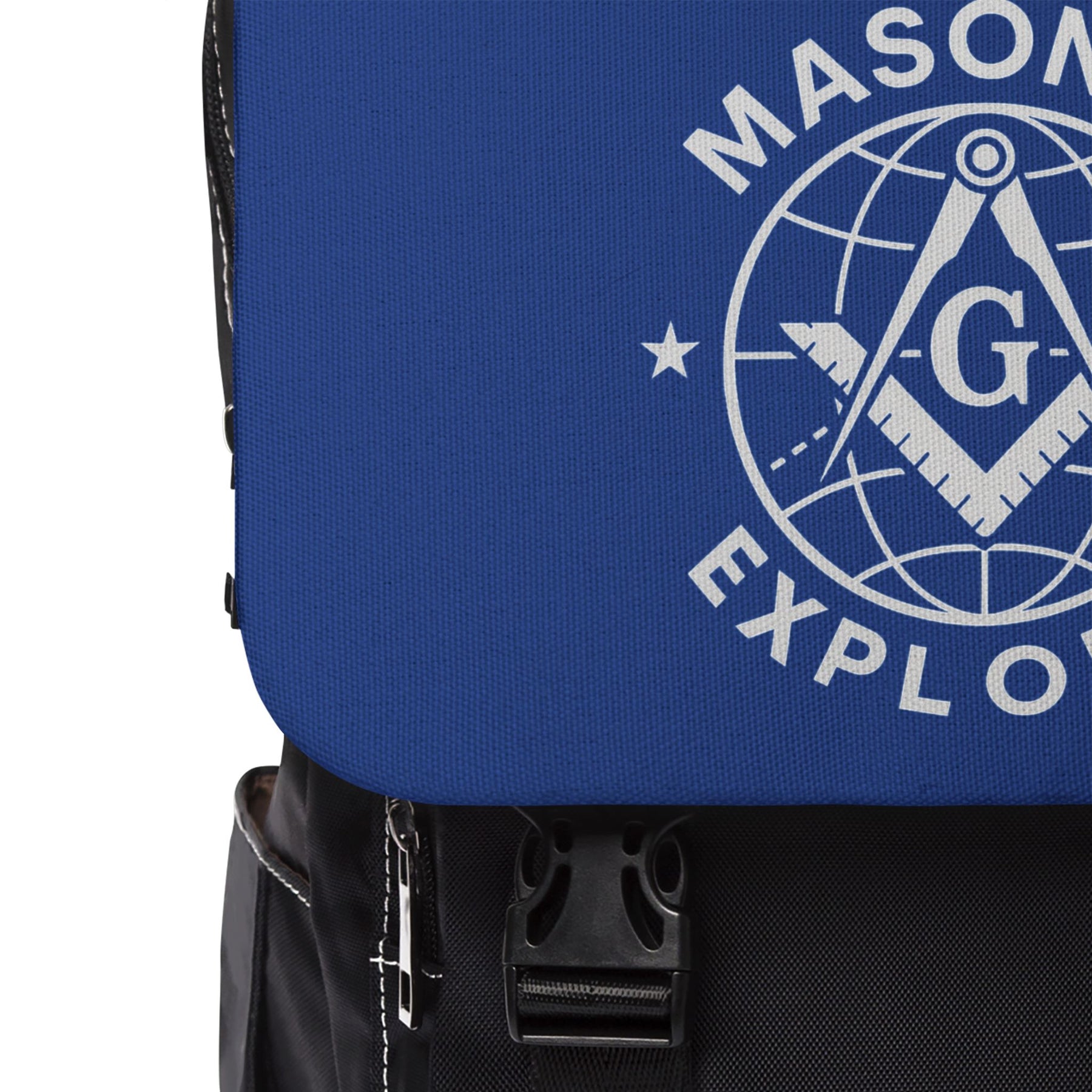 Master Mason Blue Lodge Backpack - Blue Masonic Explorer - Bricks Masons