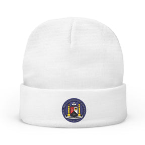 Malta Jurisdiction Beanie - Knit Embroidery Emblem - Bricks Masons