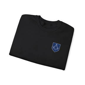 Master Mason Blue Lodge Sweatshirt - Silver Square & Compasses