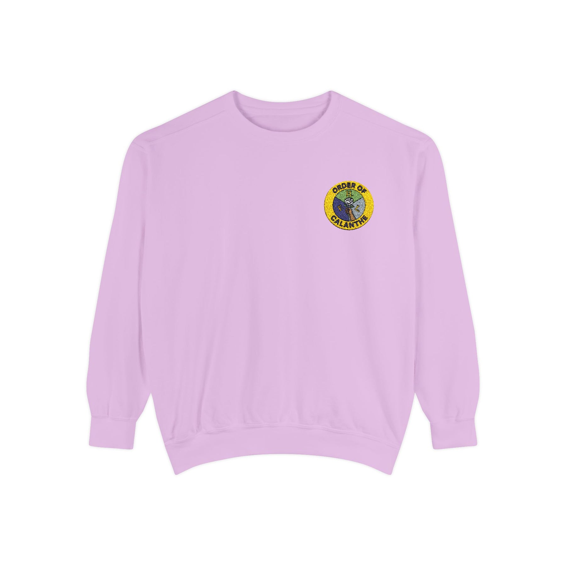 Order of Calanthe Sweatshirt - Left Chest Embroidered Badge - Bricks Masons
