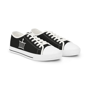 St. Lawrence the Martyr Sneaker - Low Top Sneaker Black & White - Bricks Masons