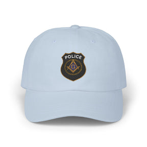 Master Mason Blue Lodge Baseball Cap - Embroidered Police Mason Dad Cap - Bricks Masons