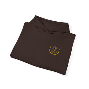 DOI Hoodie - Soft Cotton Poly Blend Front Stitch Detail - Bricks Masons