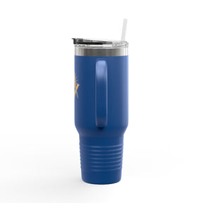 Master Mason Blue Lodge Ringneck Tumbler - Square & Compass with All-Seeing Eye