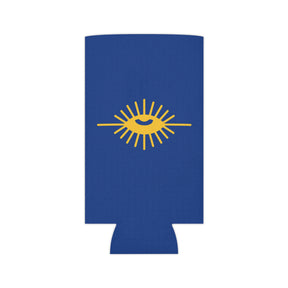 Knights of the All Seeing Eye Can Cooler - Blue & Gold - Bricks Masons