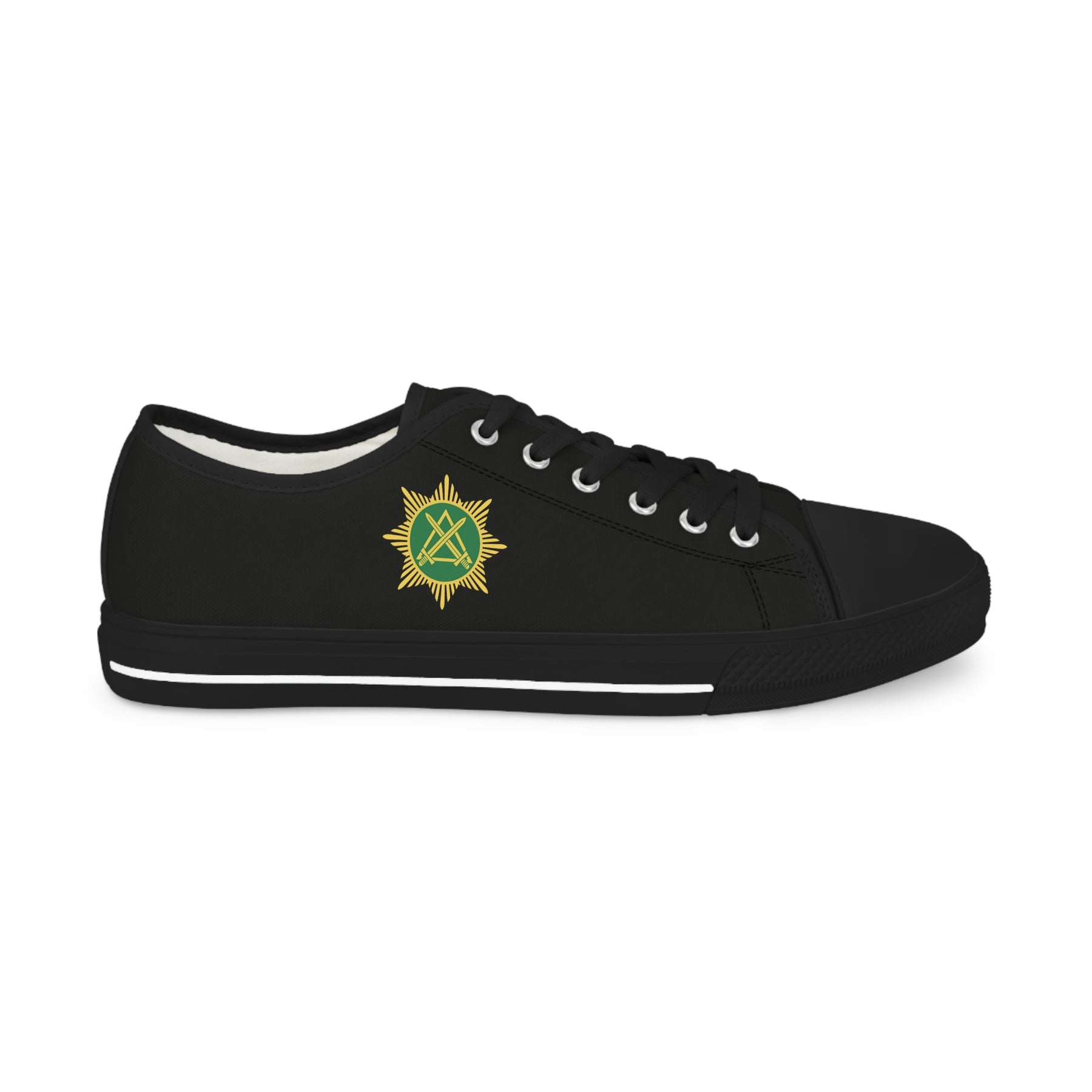Knight Masons Sneaker - Low Top Sneaker Black & White - Bricks Masons
