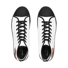 Master Mason Blue Lodge Sneaker - High Top Black & White Sole Texas Mason - Bricks Masons