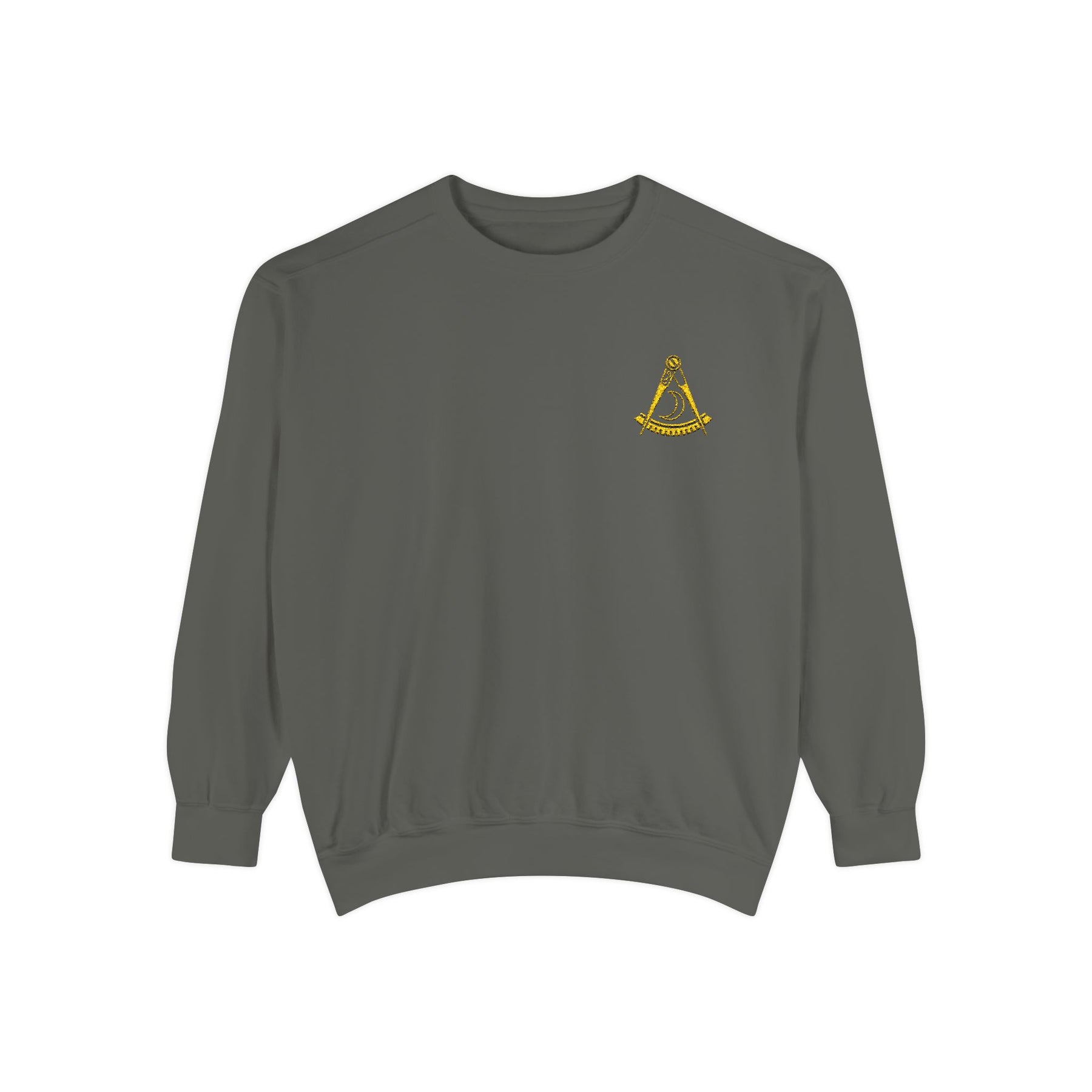 District Deputy Grand Master Blue Lodge Sweatshirt - Stitched Square & Compass with Star - Bricks Masons