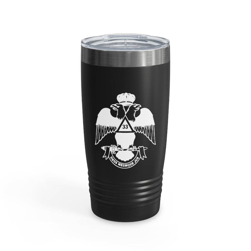 33rd Degree Scottish Rite Ringneck Tumbler - Wings Down Various Colors