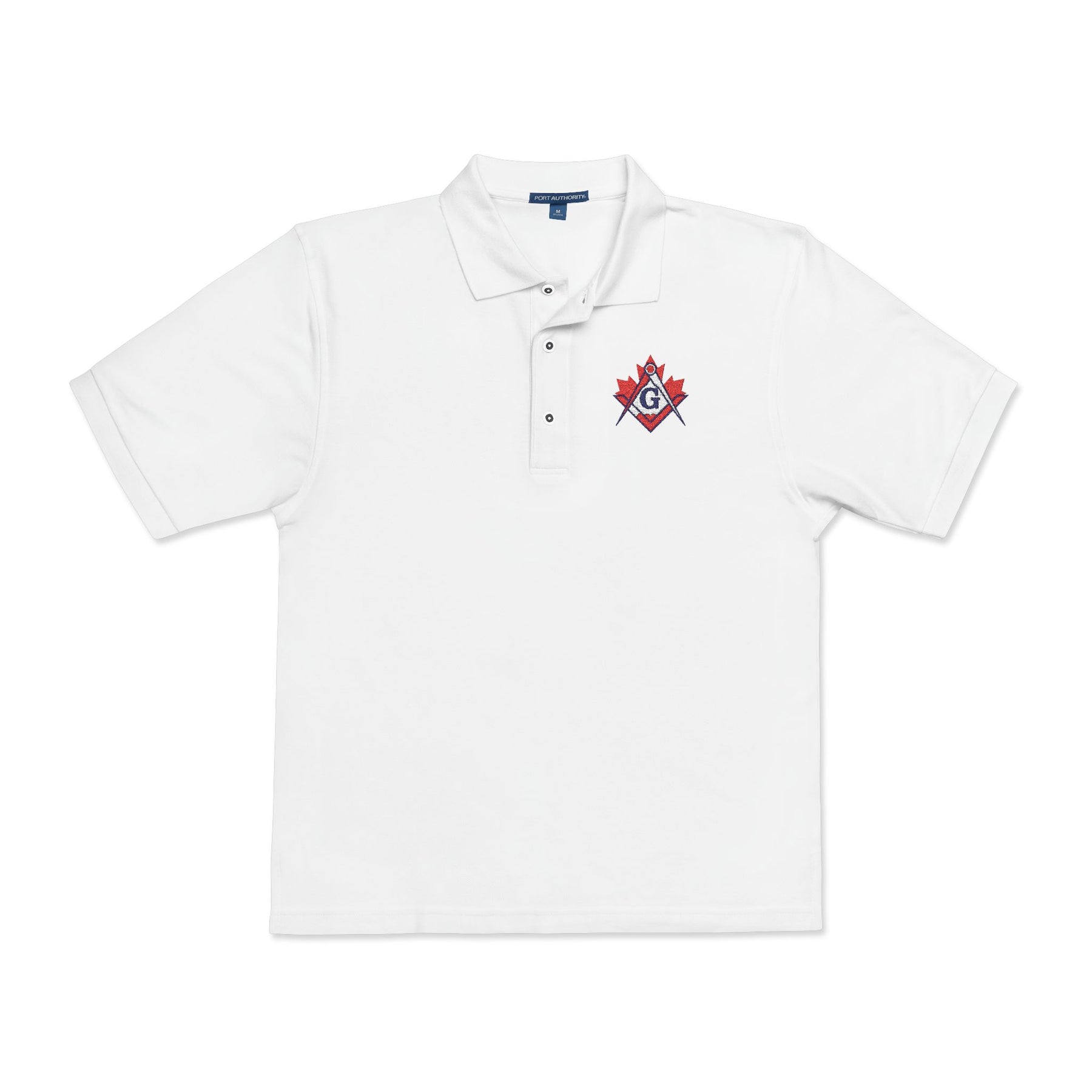 Master Mason Blue Lodge Canada Jurisdiction Polo Shirt - Various Sizes & Colors - Bricks Masons