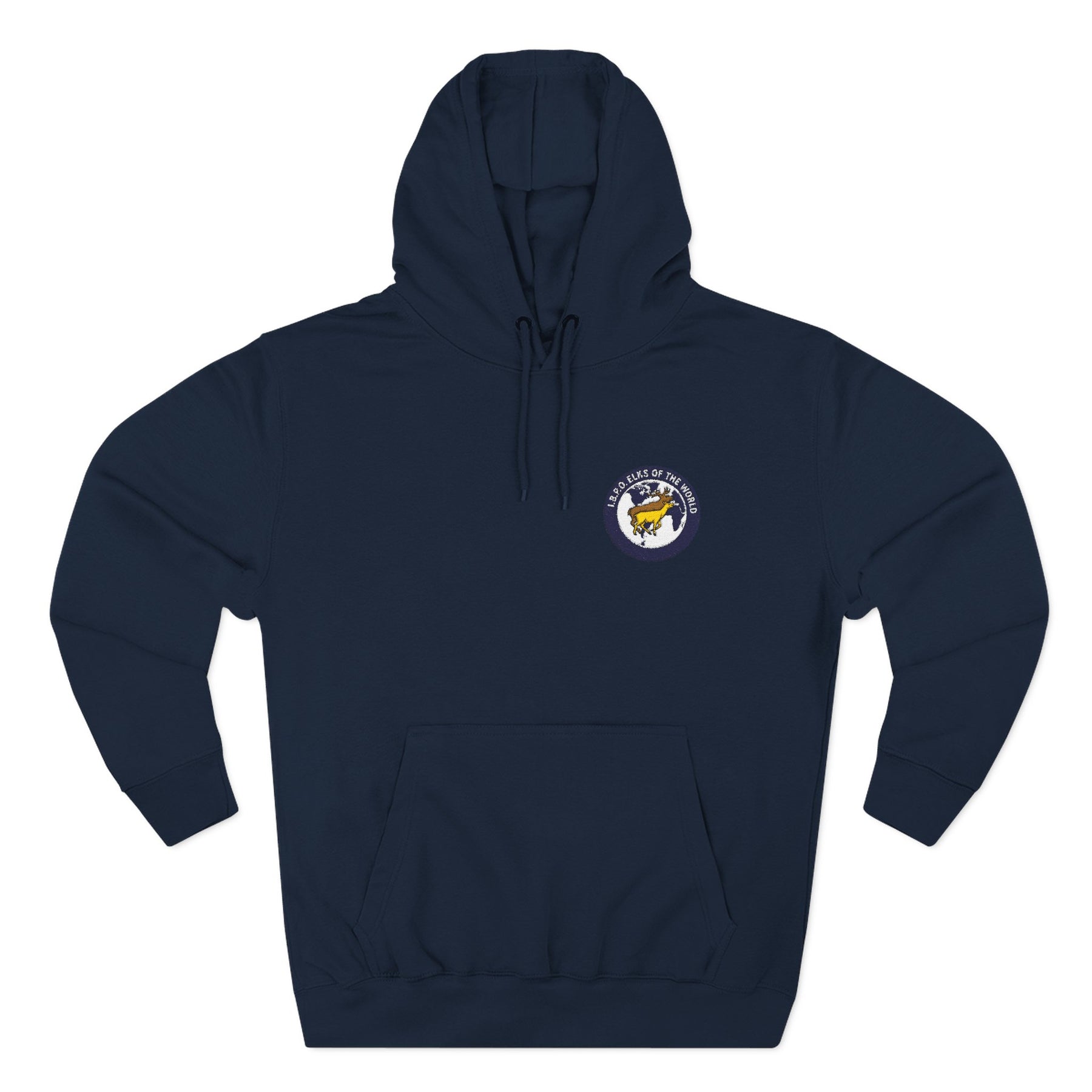 Elks of the World Hoodie - Embroidered Front Design - Bricks Masons