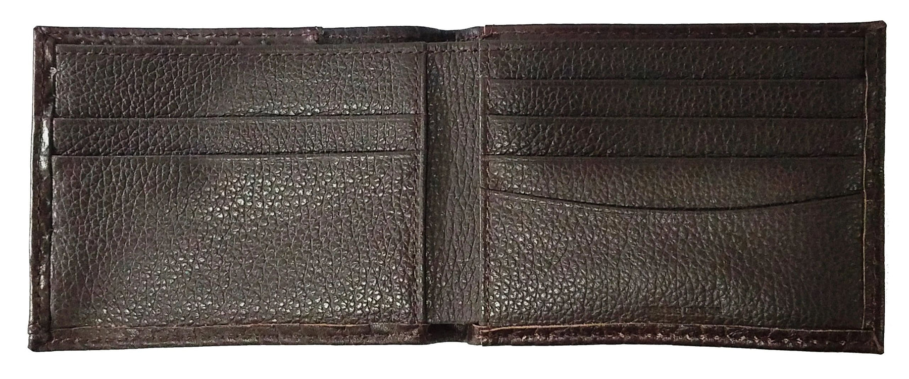 Widows Sons Wallet - Chocolate Hair Inlay Bi-fold Brown - Bricks Masons