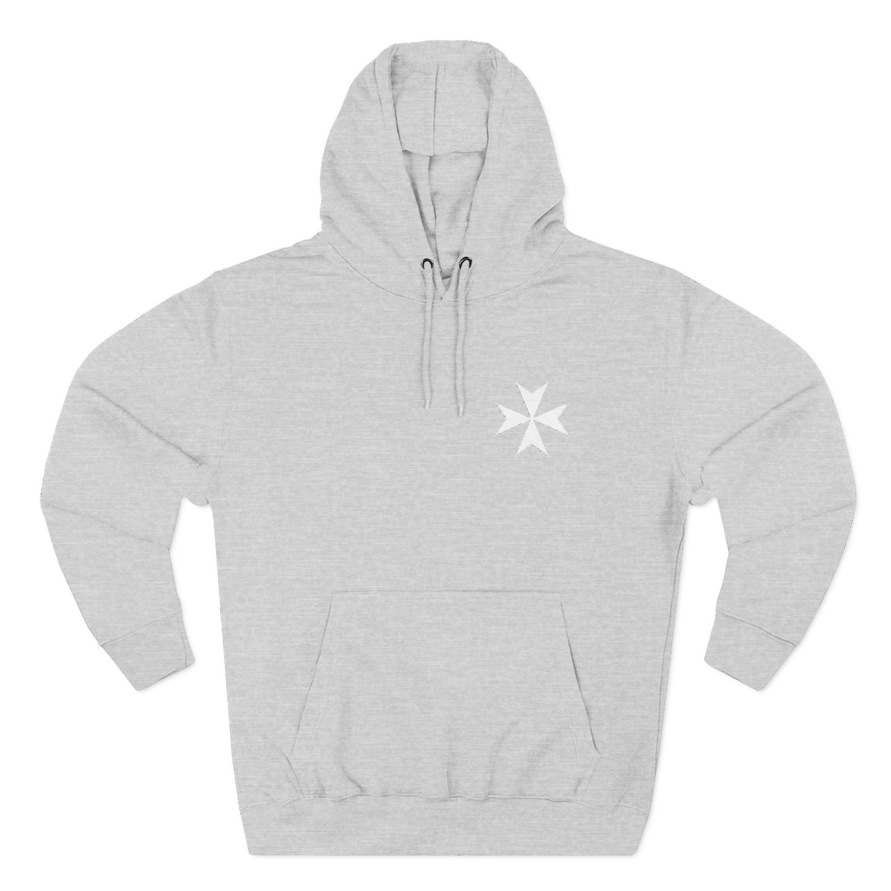 Order of Saint Lazarus Hoodie - Embroidered Chest Logo - Bricks Masons