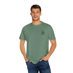St. Lawrence the Martyr T-Shirt - Cotton Garment-Dyed Tee Various Colors - Bricks Masons