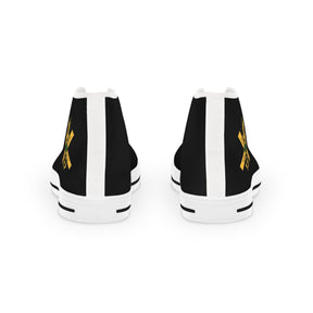 Knights of St. Andrew Sneaker - High Top Black & White - Bricks Masons