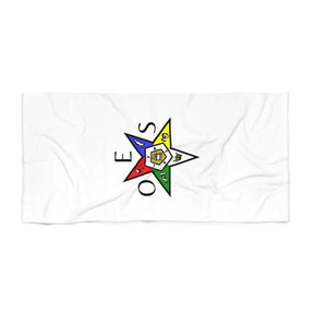 OES Towel - OES Star White Beach Towel - Bricks Masons