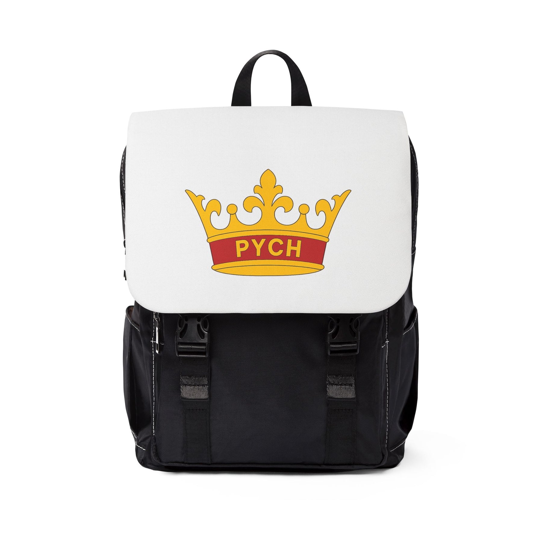 PYCH Backpack - White Resistant Fabric With Multiple Compartments - Bricks Masons