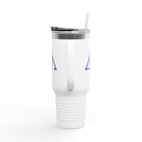 LOCOP Ringneck Tumbler - Purple & White Stainless Steel & Insulated - Bricks Masons