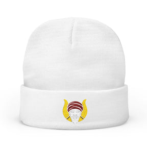 Grotto Beanie - Knit Embroidery Emblem - Bricks Masons
