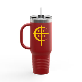 Council of Crusaders Ringneck Tumbler - Red Stainless Steel & Insulated - Bricks Masons