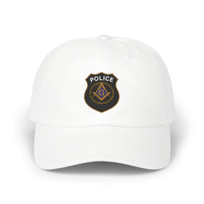 Master Mason Blue Lodge Baseball Cap - Embroidered Police Mason Dad Cap - Bricks Masons
