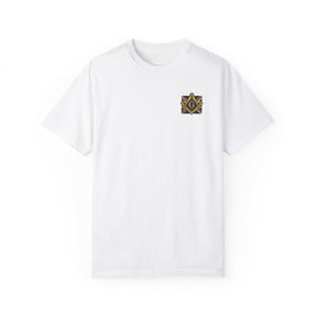 Master Mason Craft T-Shirt - United Kingdom Mason Garment-Dyed Tee - Bricks Masons