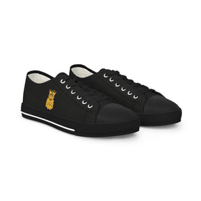 Royal Order of Jesters Sneaker - Low Top Sneaker Black & White Mirth is King - Bricks Masons