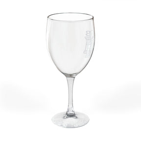 Master Mason Blue Lodge Wine Glass - Square & Compasses with J&B Pillars Emblem