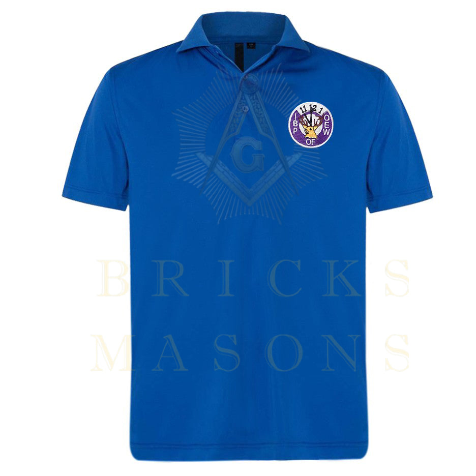 Elks of the World Polo Shirt - Various Colors - Bricks Masons