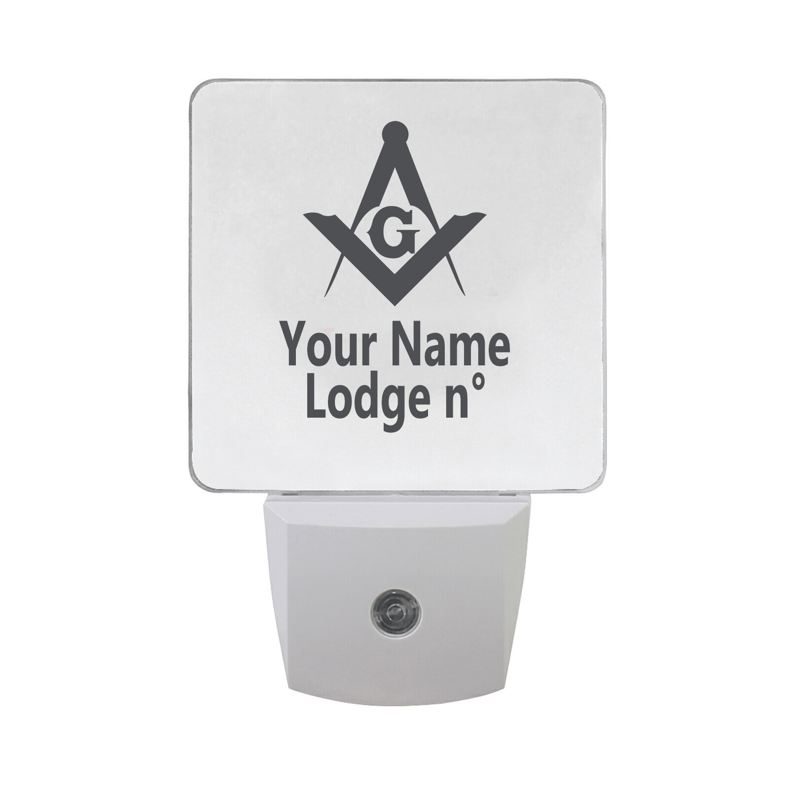 Master Mason Blue Lodge LED Sign - 2 Pieces Plug-in