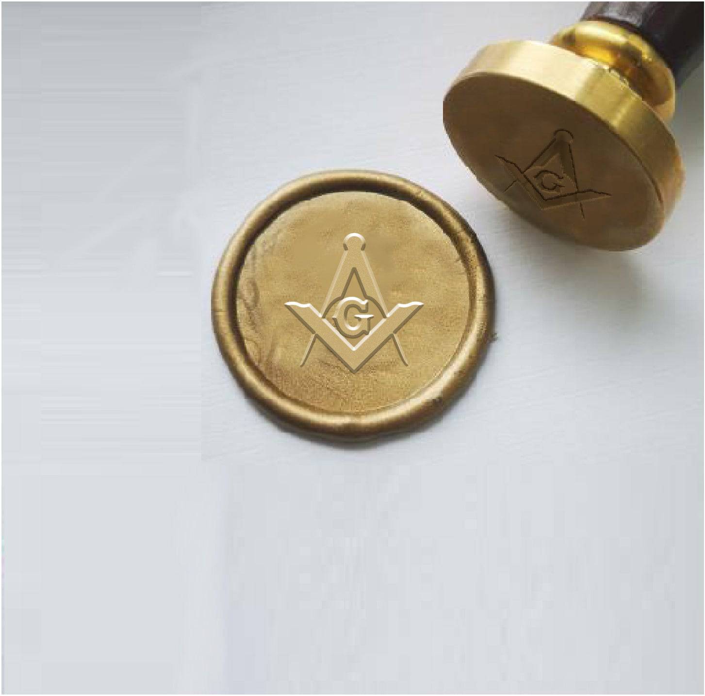 Master Mason Blue Lodge Wax Seal Stamp - Various Sizes