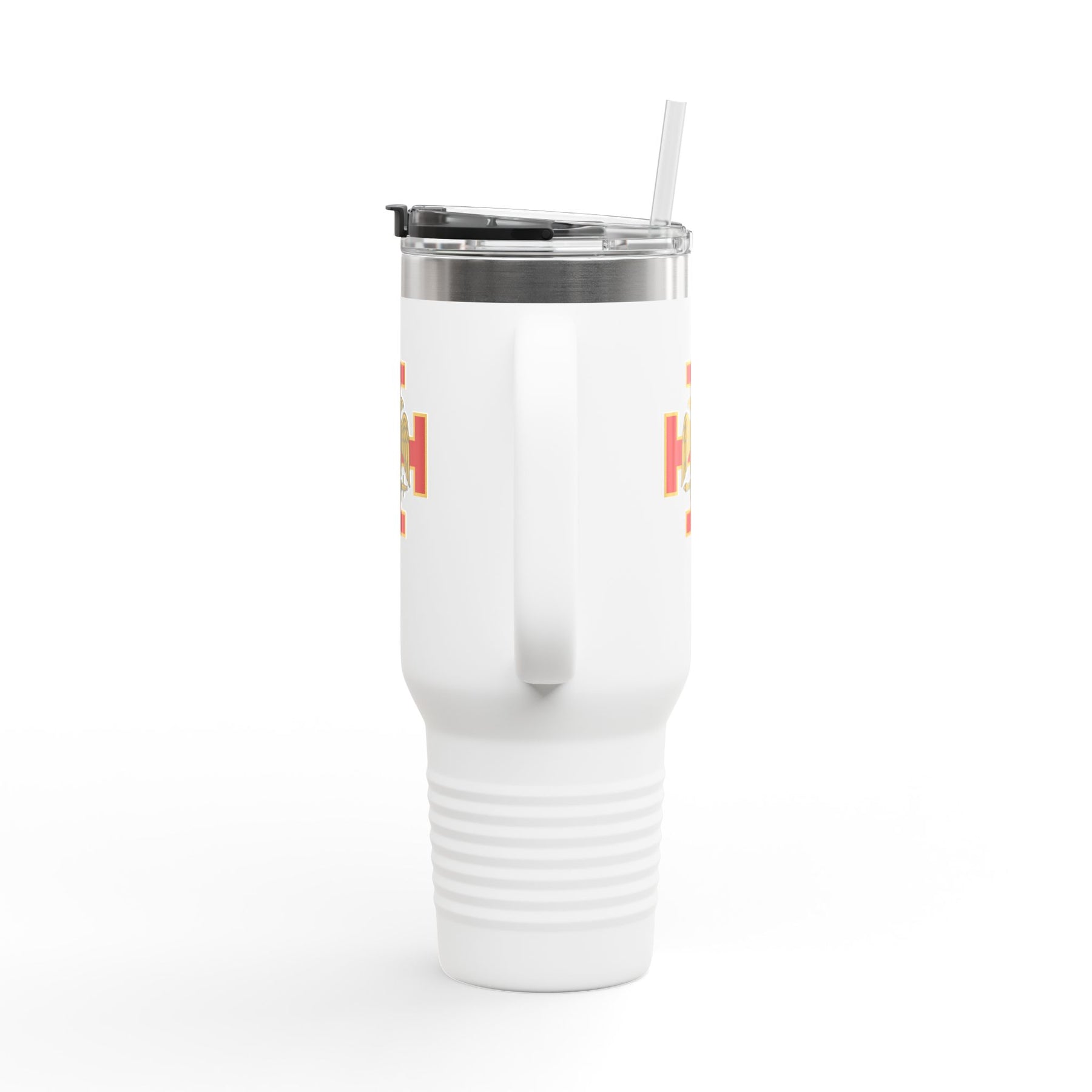 33rd Degree Scottish Rite Ringneck Tumbler - Stainless Steel Red Cross With Wings Down - Bricks Masons